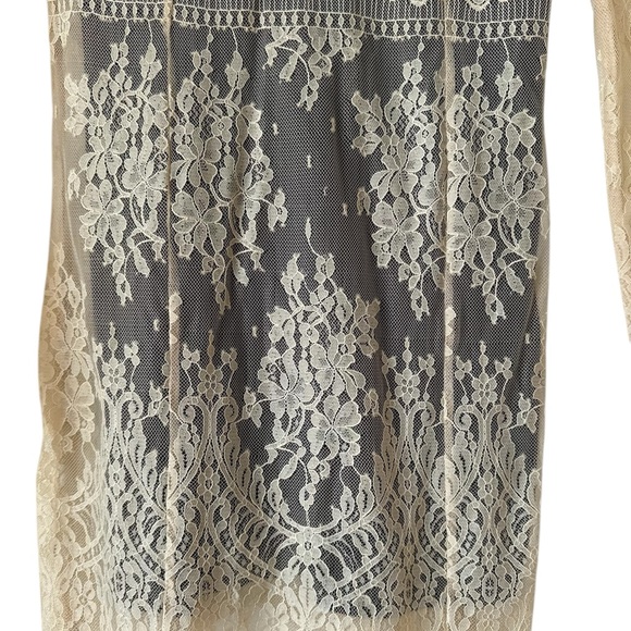 Free People Lace Boho Dress Ivory - Picture 5 of 15